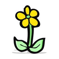 cartoon flower N231