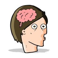 cartoon head with brain symbol N13