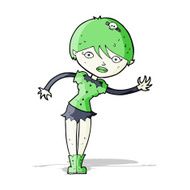 Cartoon Vampire Girl N102