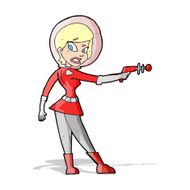 cartoon sci fi girl N5