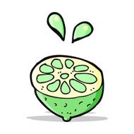 cartoon fresh lime N3