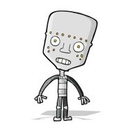 Cartoon Robot N158