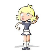 cartoon surprised maid N4