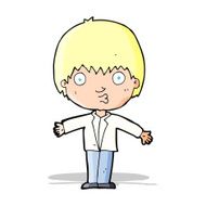 cartoon amazed boy N7
