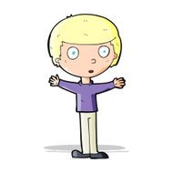 cartoon surprised man N63
