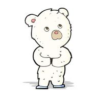 Cartoon Polar Bear Cub N22