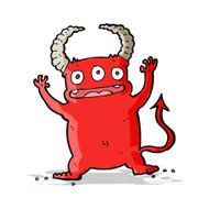 cartoon little devil N74