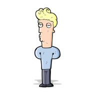 cartoon bored man N20