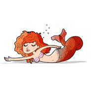 Cartoon Mermaid N27