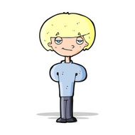 cartoon happy man N192