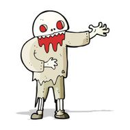 cartoon spooky zombie N4