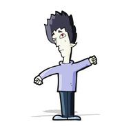 cartoon vampire man N42