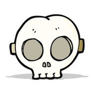 cartoon halloween skull mask N4
