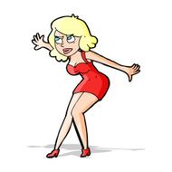 Cartoon Female Spy N19