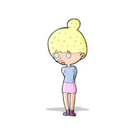 cartoon woman staring N12
