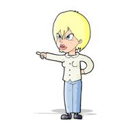 cartoon woman accusing N16