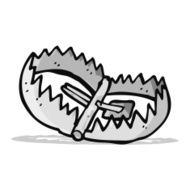 cartoon bear trap N4