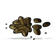 Cartoon Coffee Beans N15