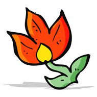 cartoon flower N232
