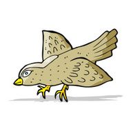 Cartoon Bird N198