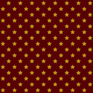 Seamless Stars Pattern in Retro Red Vector N2