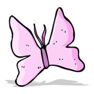 cartoon butterfly symbol N9