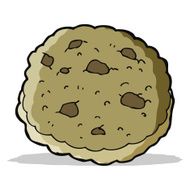 chocolate chip cookie cartoon N5