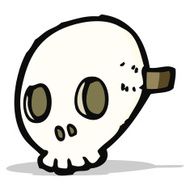 cartoon skull mask N10