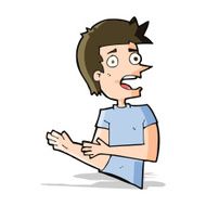 cartoon stressed man N34