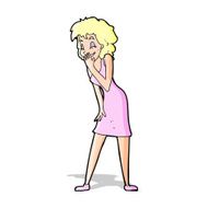 Cartoon Woman Laughing N7