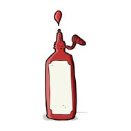 Cartoon Ketchup Bottle N16