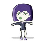 Cartoon Vampire Girl N103