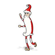 cartoon skinny santa N4