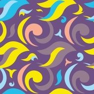 Seamless pattern with swirls N2