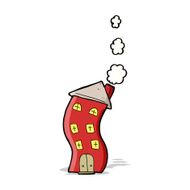 funny cartoon house N5