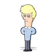 cartoon jaded man N7