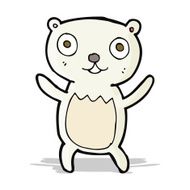 Cartoon Polar Bear Cub N23