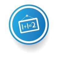 Blackboard button vector