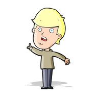 Cartoon Man Asking Question N53