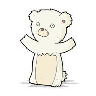 Cartoon Polar Bear Cub N26