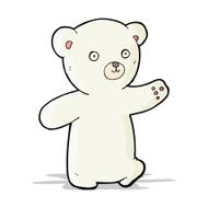 Cartoon Polar Bear Cub N28