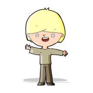 cartoon happy boy N98