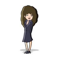 Cartoon Female Spy N21