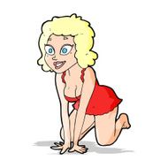 cartoon funny sexy woman N5