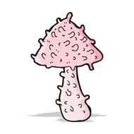 cartoon weird mushroom N8