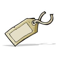 cartoon luggage tag N17