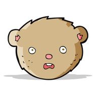 cartoon teddy bear face N4
