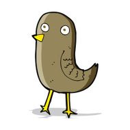 funny cartoon bird N92