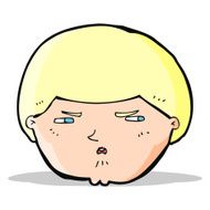 cartoon annoyed man N34