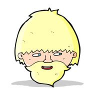 cartoon bearded man N27